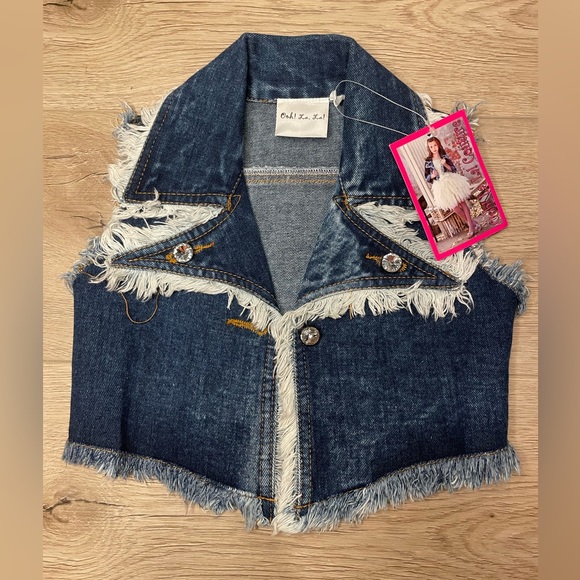NWT Ooh, La La! Couture Jean Toddler Jacket - Picture 1 of 5
